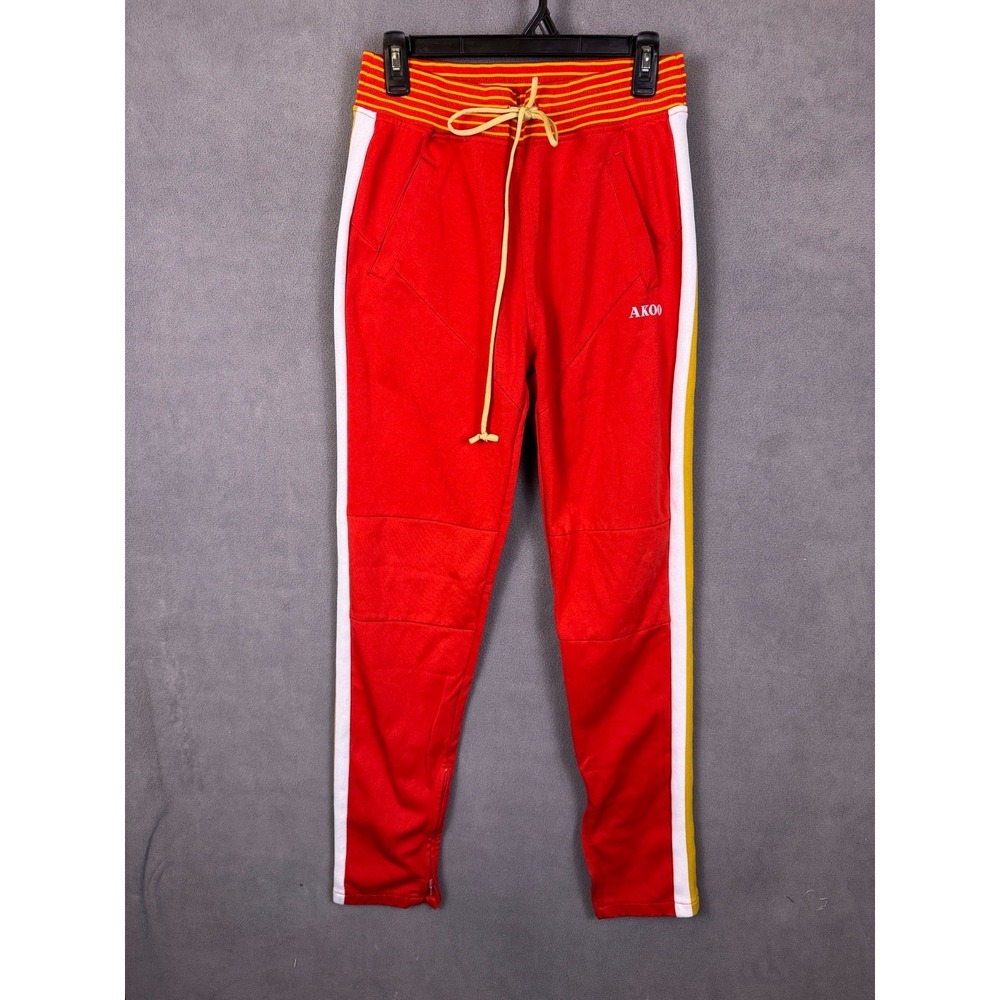 Akoo Joggers Mens‎ Size Medium Multicolor Authentic Side Stripe 32" Inseam